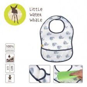 3 pack of Lassig Light Weight Bibs Water Whale 6-24 months #2633